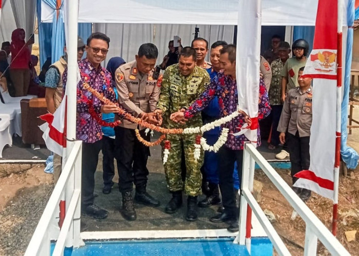 Jembatan Merah Putih Mauk Kokoh Berdiri