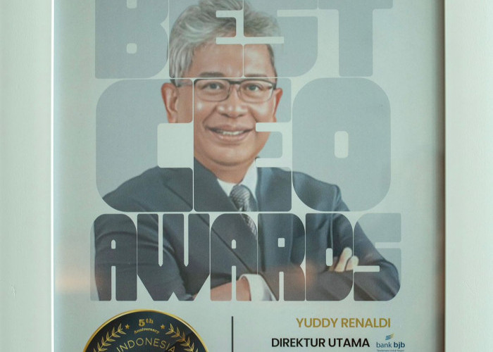 Direktur Utama bank bjb Raih Penghargaan Best  CEO 2024 dari The Iconomics