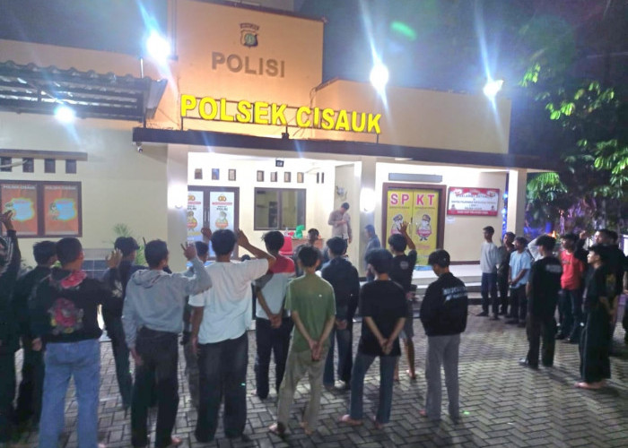 Puluhan Remaja Diamankan Polsek Cisauk