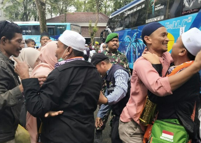 182 Jemaah Haji Tiba Di Pendopo Pemkab Lebak 