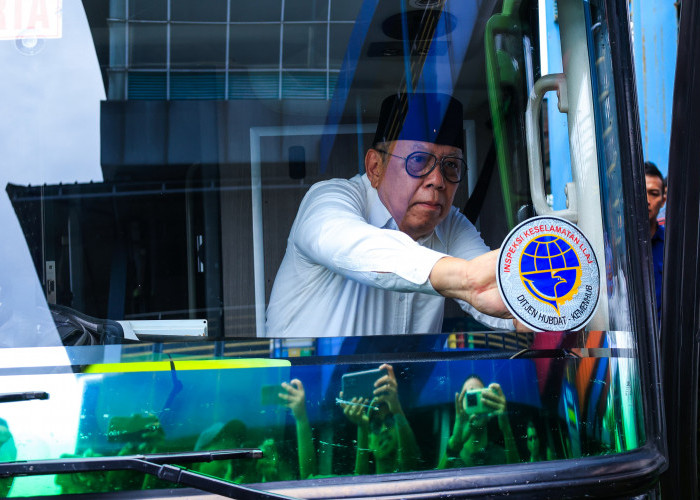 Puluhan Bus Angkutan Mudik Diperiksa, Lolos Ditempeli Stiker