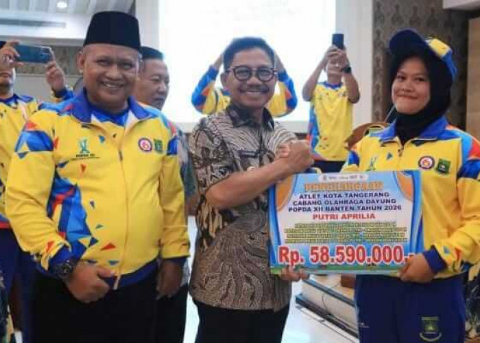 Pemkot Tangerang Gelontorkan Rp12 Miliar Bonus Atlet, Emas Tunggal Popda dan Peparpeda Diganjar Rp25 Juta