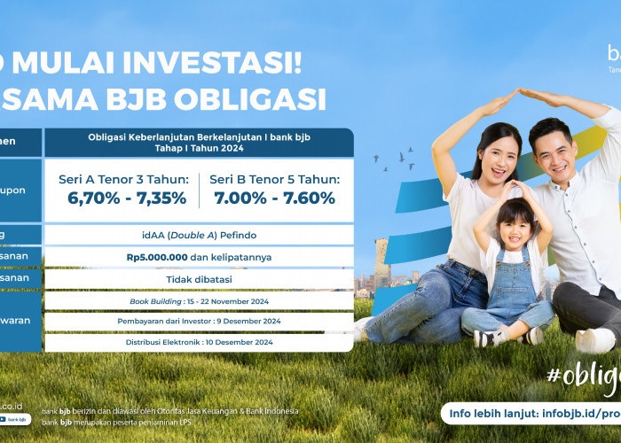 Sustainability Bond bank bjb Banjir Peminat, Oversubscribed Hampir 5 Kali Lipat