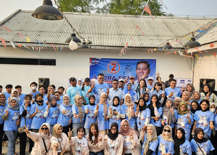 Guru TK Curhat ke Cagub Andra Soni di Acara Milenial Tangerang, Berharap Sekolah Gratis Terwujud