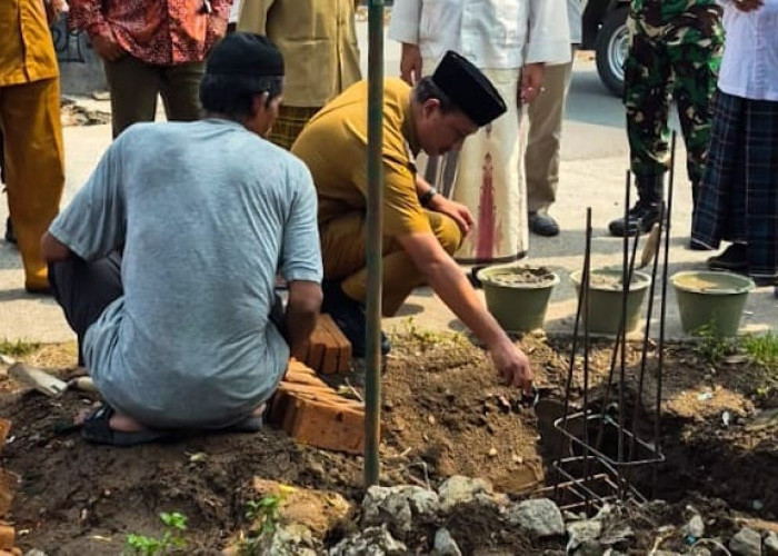 Pembangunan Gapura Keramat Raden Cimang Dimulai