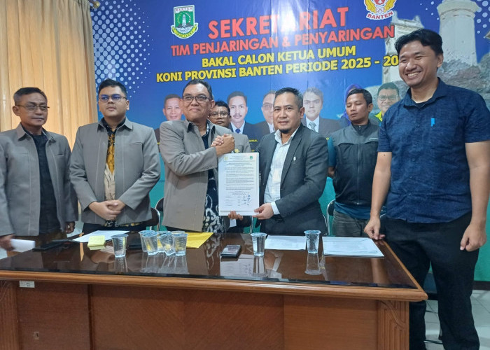 Keputusan TPP Bakal Calon Ketua KONI Banten, Agus Rasyid Ditetapkan Sebagai Calon Tunggal