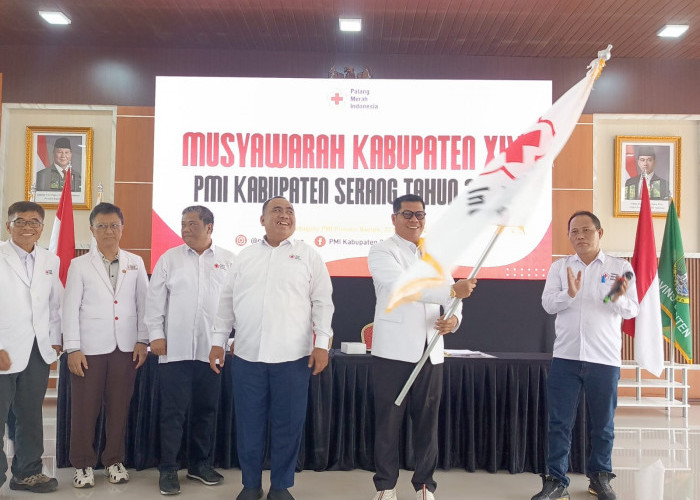 Fahmi Kembali Pimpin PMI Kabupaten Serang
