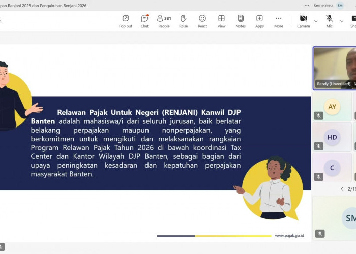RENJANI Harus Tingkatkan Kesadaran Pajak