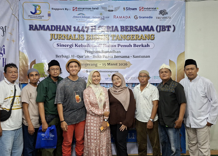 Jurnalis Bisnis Tangerang Santuni Anak Yatim di Pinang Jelang Idul Fitri