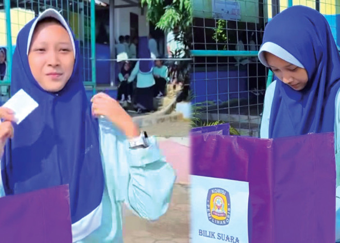SMPN 1 Pagedangan Gelar Pemilihan Ketua OSIS