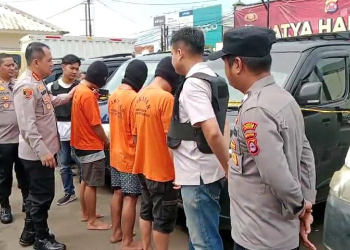 Gadaikan Mobil Rental, 3 Pelaku Asal Kabupaten Tangerang Diciduk