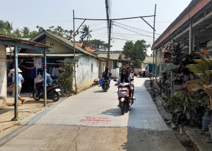 Sinergi Pembangunan Desa Tanjakan Rajeg, Rampung Lewat Pokir Ketua DPRD