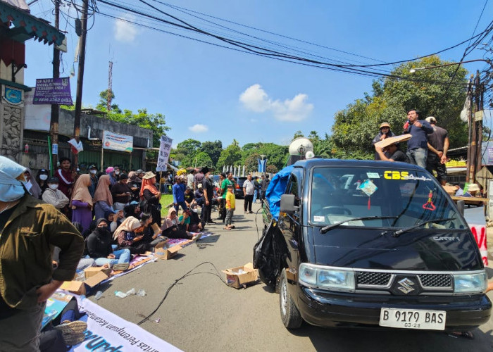 Warga Muncul Tolak Penutupan Jalan Puspiptek oleh BRIN