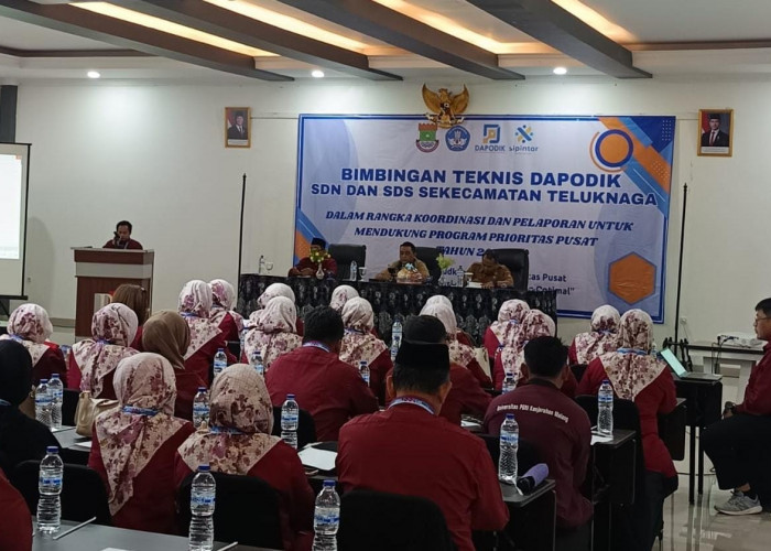 K3S Teluknaga Gelar Bimtek Dapodik, Kepsek dan Operator Diajarkan Mengatasi Masalah Program Sekolah