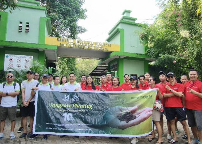 Swiss-Belhotel Airport Jakarta dan Zest Airport Jakarta Tanam Puluhan Mangrove