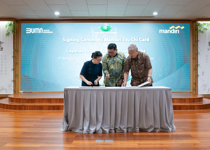 Bank Mandiri dan Tzu Chi Luncurkan Kartu Kredit Berbasis Donasi dan Layanan Filantropi Digital di Livin