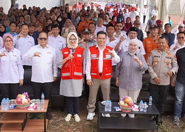 Momentum HUT ke-81, PMI Tangsel Kirim 16.000 Liter Air Bersih ke Wilayah Terdampak Kekeringan