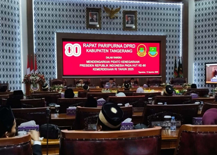 Belasan Kursi Dewan Kosong, Rapat Paripurna DPRD Mendengarkan Pidato Presiden dalam HUT RI Ke-80