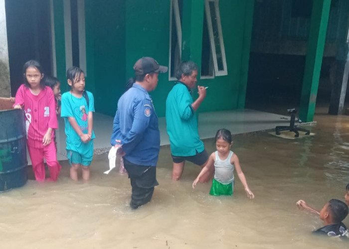BPBD Imbau Warga Waspada Luapan Sungai Cimanceuri, Masih Terjadi Hujan, Siaga Evakuasi Dini