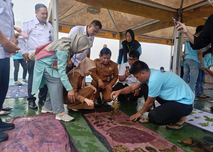 Warga Binaan Dilatih Membatik Ecoprint