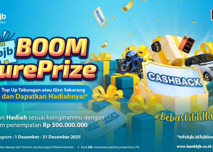 Program Promosi Akhir Tahun, bank bjb Hadirkan bjb Boom SurePrize untuk Nasabah
