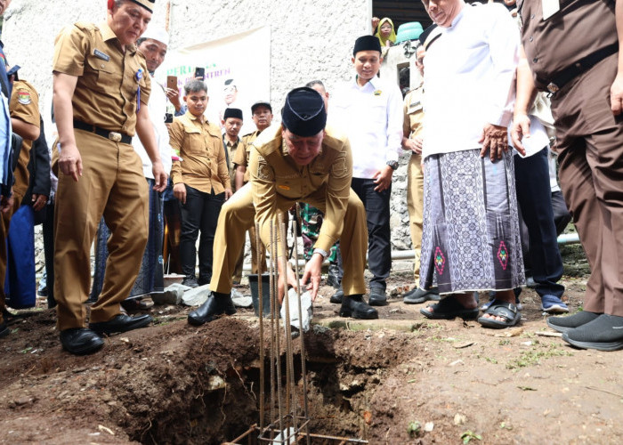 Peletakan Batu Pertama Pembangunan Aspontren 2025, Dibangun di 45 Titik Ponpes