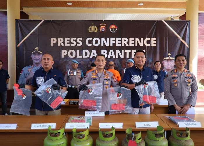 ASN Pemkab Tangerang Tersangka Pengoplos Gas Elpiji di Jambe