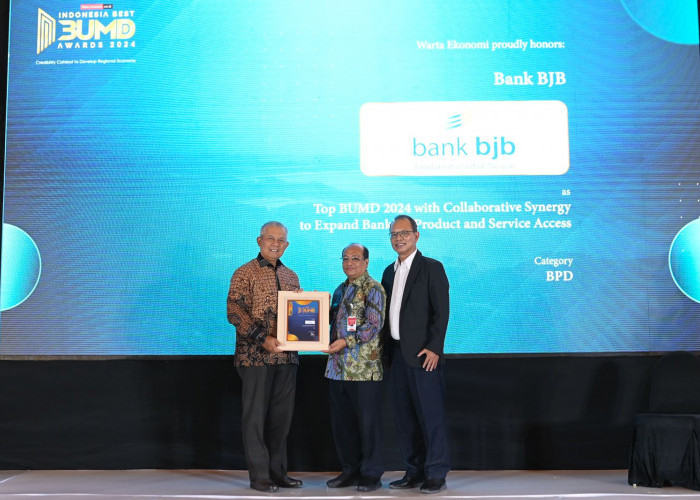 Akselerasi Ekonomi Daerah, bank bjb Raih Penghargaan di Ajang Best BUMD Award 2024 