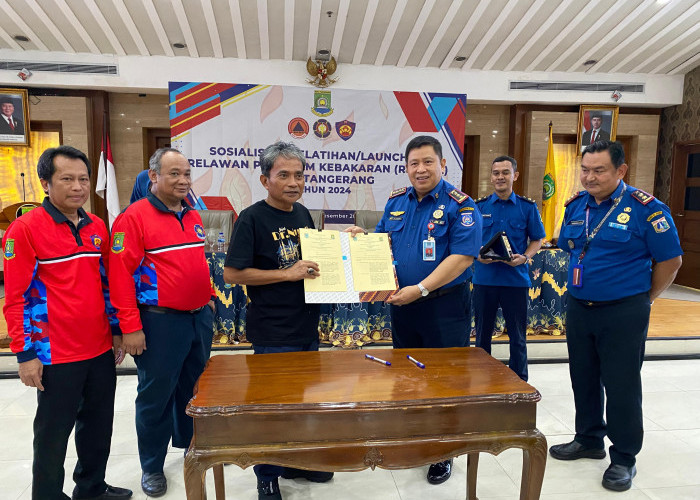 Tangsel dan Kota Tangerang Kerjasama Soal Penanggulangan Kebakaran Didaerah Perbatasan