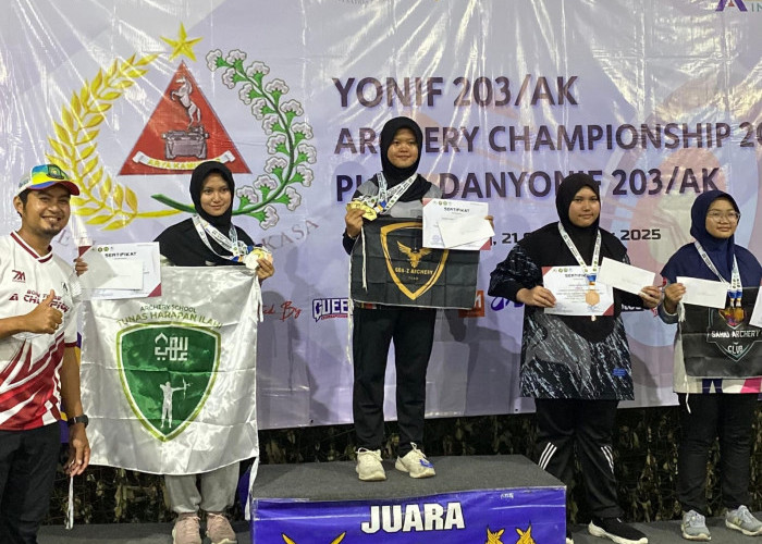 Lagi, Davina Aurelia Al-Mahdianti Raih Juara 1 di Lomba Archery Competition