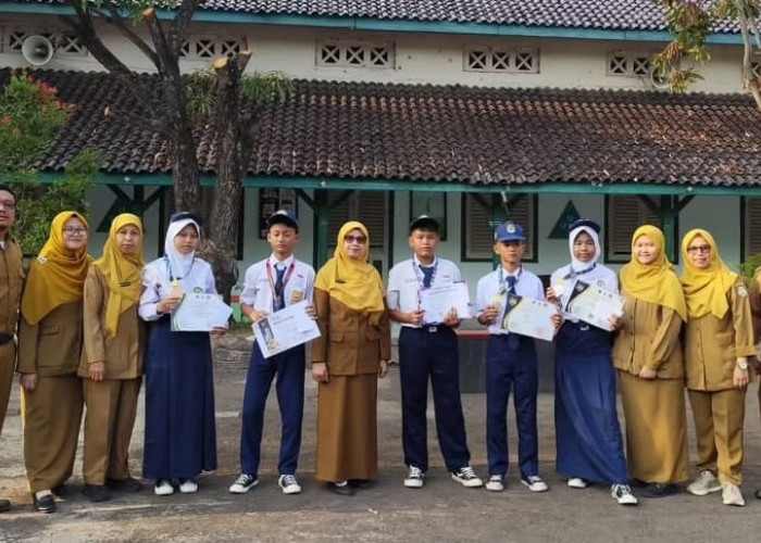 SMPN 1 Sindang Jaya Sambut Siswa Peraih Juara Tingkat Nasional 