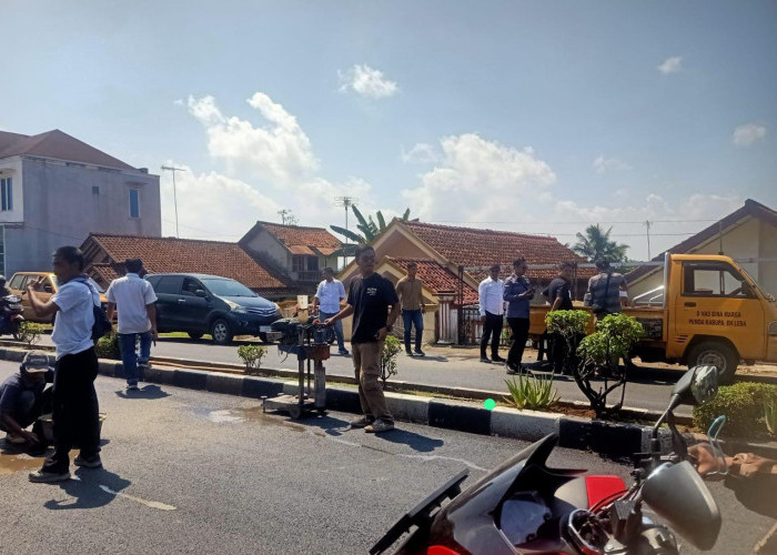 DPUPR dan Kejari Uji Kualitas Jalan Siliwangi
