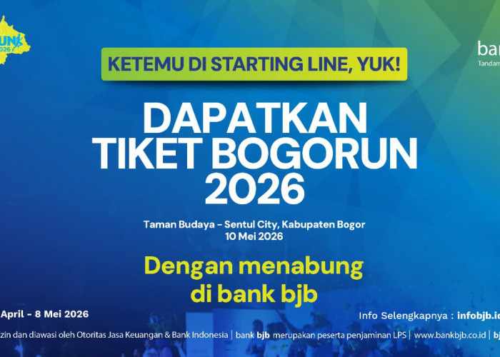 BOGORUN 2026 Digelar, bank bjb Tawarkan Cara Praktis Dapatkan Tiket Lari