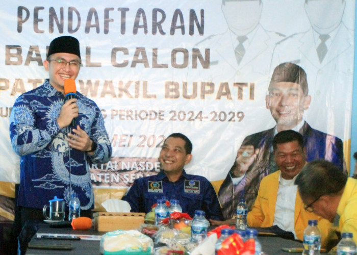 Andika Hazrumy Berpeluang Diusung Nasdem di Pilkada Kabupaten Serang 2024