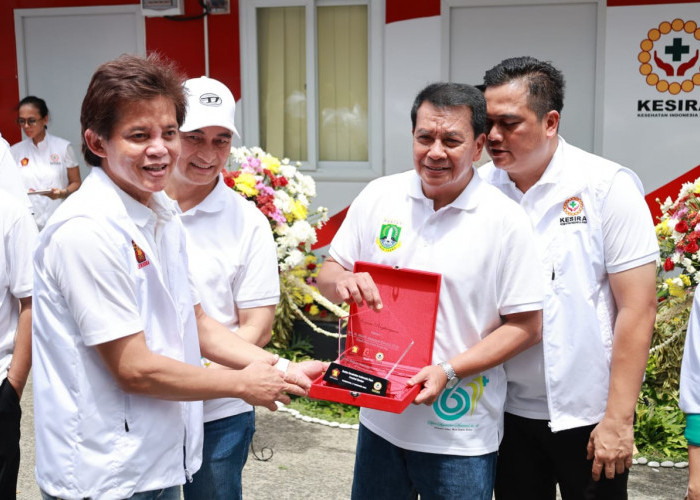 Peresmian Pos Modular Kesehatan Merah Putih, Percepatan Cek Kesehatan Gratis 