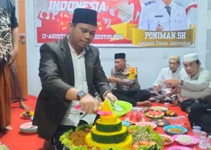 Peringatan HUT RI Ke-80, Pemdes Jatimulya Gelar Tasyakuran