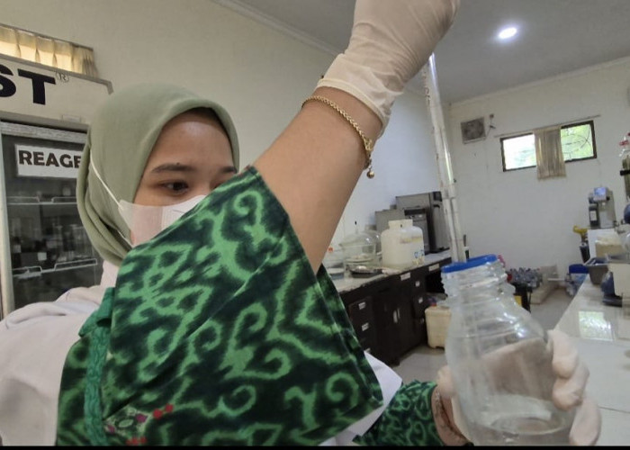 Air Sungai Pakupatan Mulai Diuji