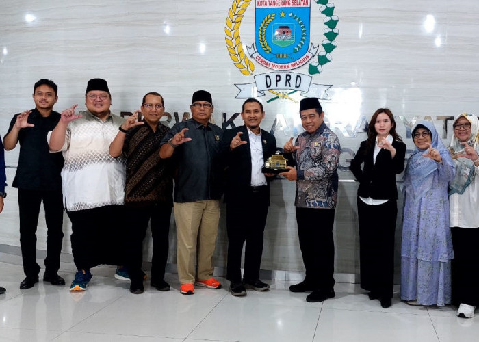 DKI Tawarkan Solusi Atasi Banjir, Melalui Ketua DPRD DKI Jakarta yang Berkunjunt ke DPRD Tangsel