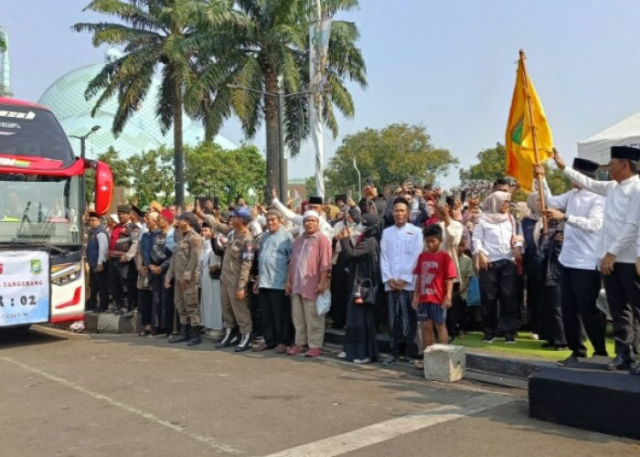 393 Jamaah Calon Haji Kota Tangerang Resmi Dilepas