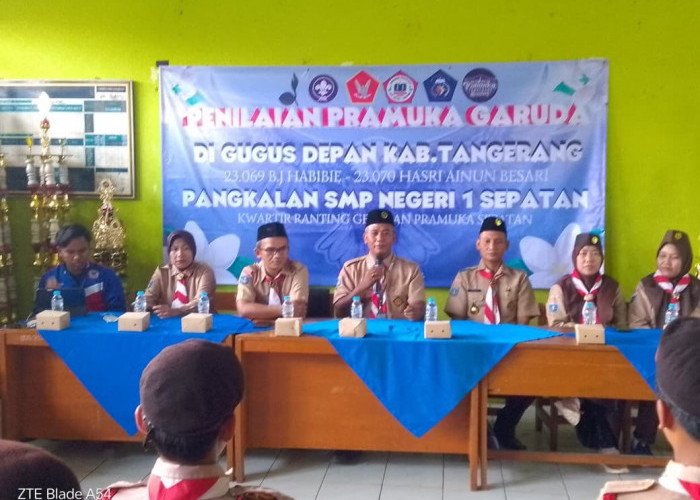 20 Siswa SMPN 1 Sepatan Diuji untuk Jadi Pramuka Garuda