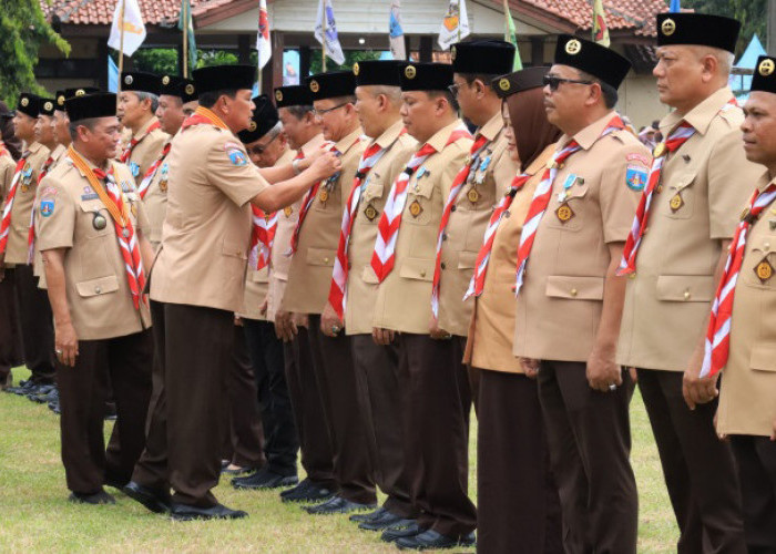 Jadi Garda Terdepan Keutuhan NKRI, Peringatan HUT Ke-64 Gerakan Pramuka