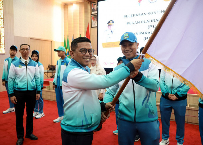 Lepas Kontingen Atlet ke Popnas dan Peparpenas, Gubernur Siapkan Bonus untuk Atlet Berprestasi