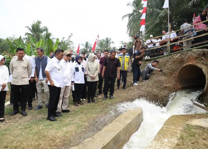Gubernur Banten Resmikan Proyek Irigasi Rp48 Miliar, Uang Rakyat Mengalir ke Sawah