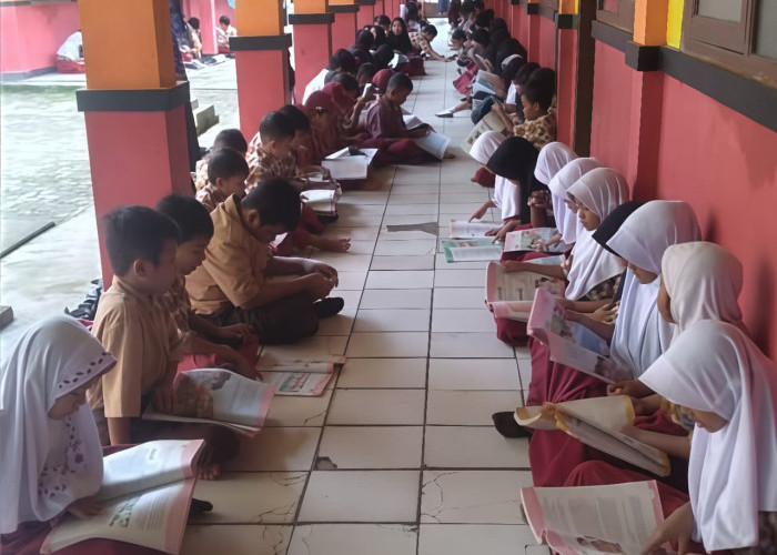 Tumbuhkan Minat Baca Siswa, SDN Solear III Rutin Gelar Literasi Rabu