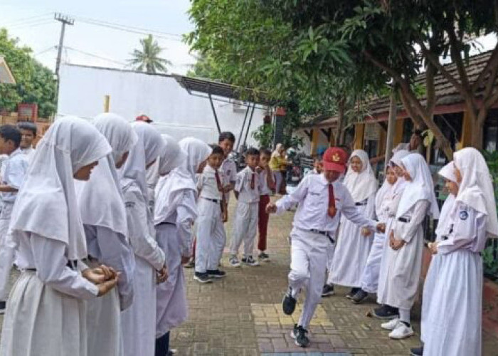 SDN Rancabango IV Kenalkan Permainan Tradisional Kepada Siswa 