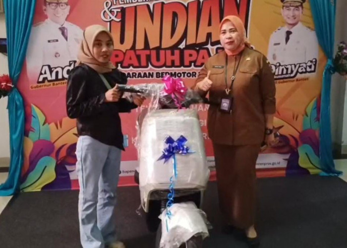 Bagi WP Taat Pajak, Samsat Serang Bagi-bagi Hadiah