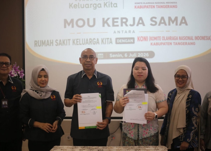 Beri Atlet Perlindungan, KONI Kabupaten Tangerang Gandeng RS Keluarga Kita