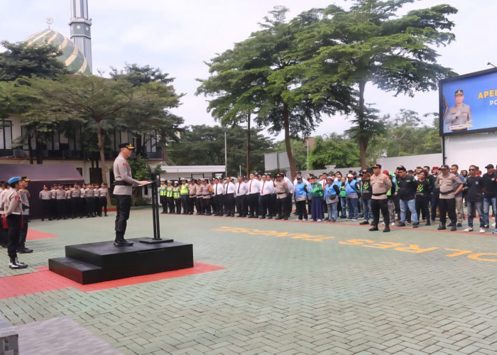 Polres Gaet Ojol Jaga Kamtibmas Nataru