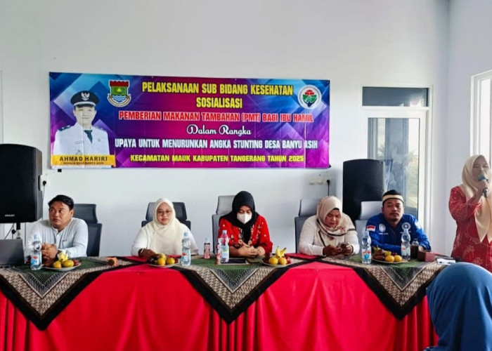 Pemdes Banyu Asih Sosialisasi Makanan Tambahan Bagi Bumil