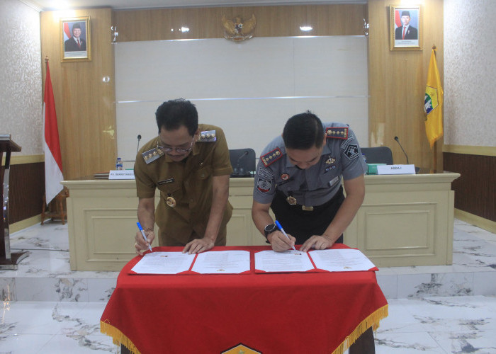 Pemkot Serang Tandatandtangani MoU Bersama Bapas Kelas I Serang 